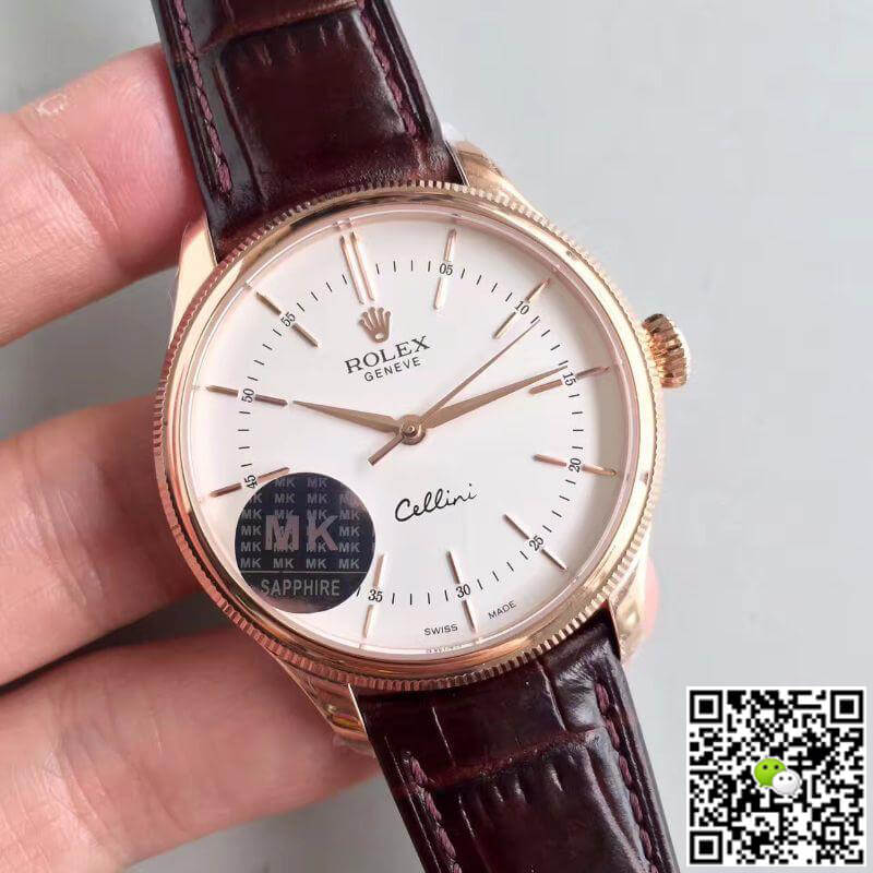 Replica R01ex Cellini 50505 MKS Factory 1:1 Best Edition Swiss ETA3132 White Dial
