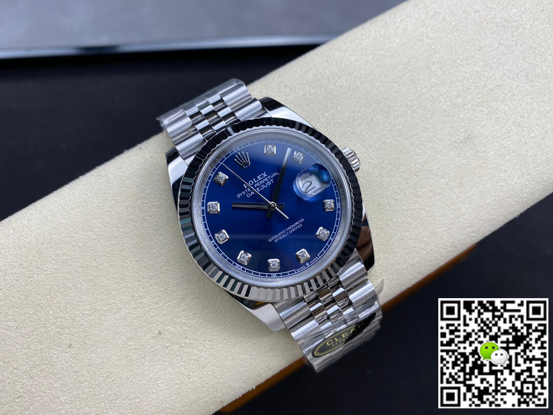 Replica R01ex Datejust M126334-0016 1:1 Best Edition Clean Factory Blue Dial