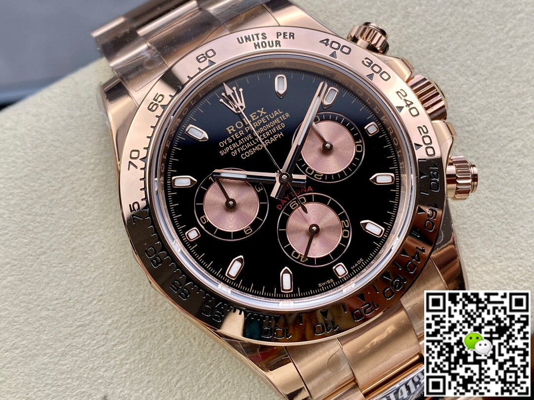 Replica R01ex Daytona M116505-0008 1:1 Best Edition BT Factory Black Dial