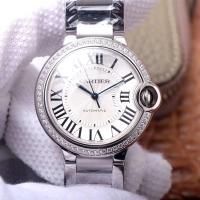 Replica Ca*t1er Ballon Bleu W4BB0017 1:1 Best Edition V6 Factory White Dial Swiss Movement