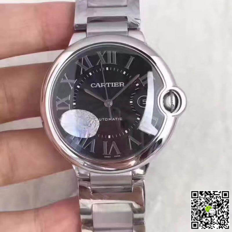 Replica Ballon Bleu De Ca*t1er W6920042 V6 Factory Mechanical Watches 1:1 Best Edition Swiss ETA2824-2 Black Dial