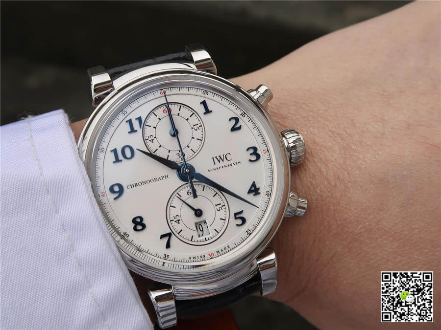 Replica IWC Da Vinci Laureus Sport For Good Foundation 1:1 Best Edition YL Factory White Dial