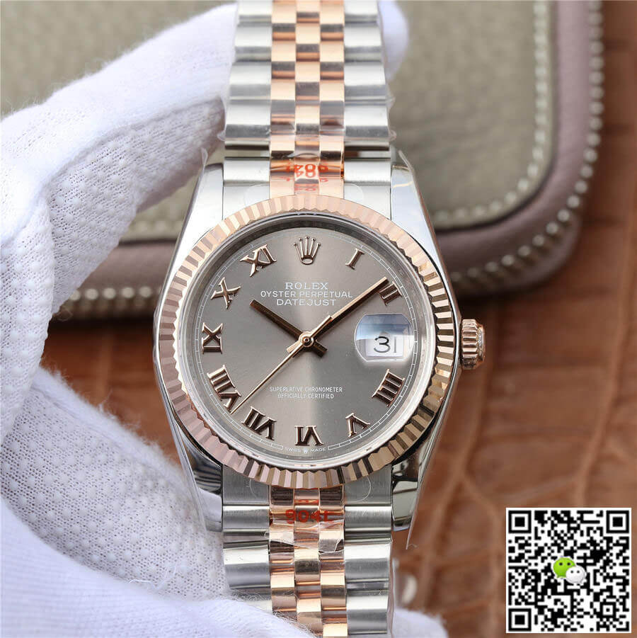 Replica R01ex Datejust 116231-0087 36MM 1:1 Best Edition GM Factory Silver Dial