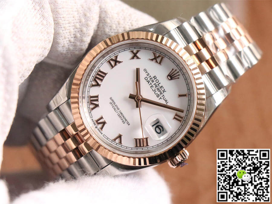 Replica R01ex Datejust M126231-0015 1:1 Best Edition EW Factory White Dial