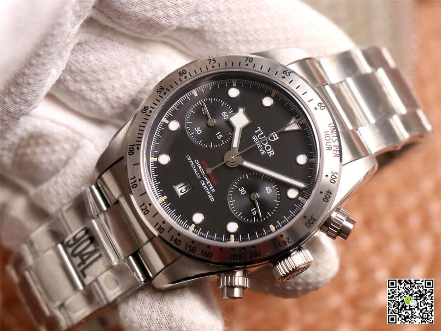 TUDOR Replica Heritage Black Bay M79350-0004 1:1 Best Edition TW Factory Black Dial
