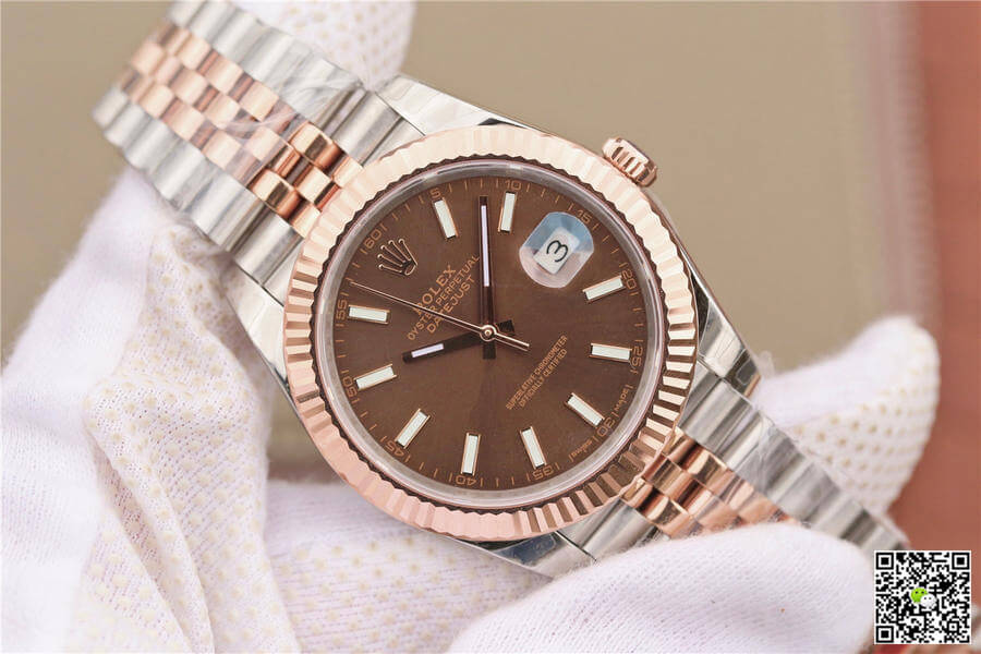Replica R01ex Datejust M126331-0002 1:1 Best Edition EW Factory Rose Gold