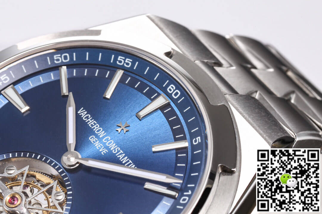 Replica Vacheron C0nstan1n Overseas Tourbillon 6000V/110A-B544 1:1 Best Edition BBR Factory Blue Dial