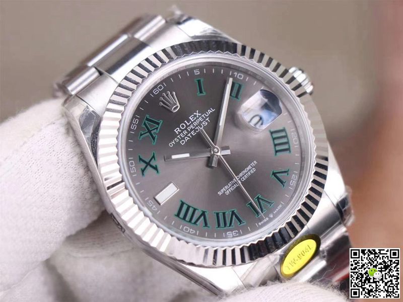 Replica R01ex Datejust M126334-0021 1:1 Best Edition TW Factory Gray Dial Swiss ETA3235
