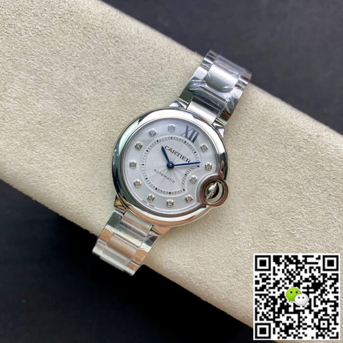 Replica Ballon Bleu De Ca*t1er WE902074 33MM 1:1 Best Edition V6 Factory White Dial