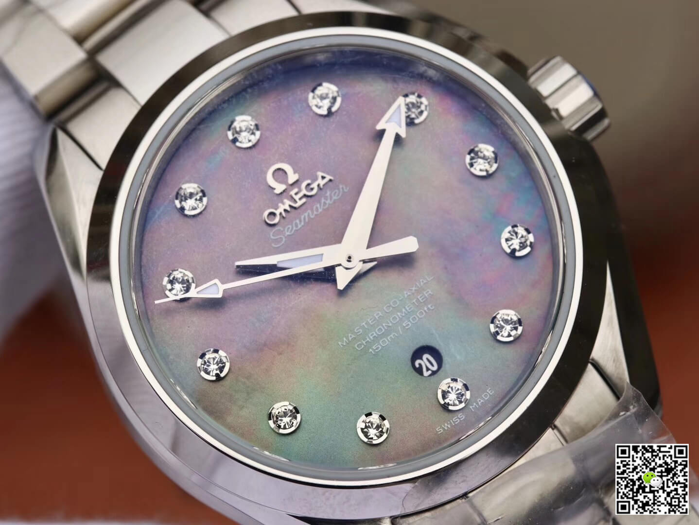 Replica 0me*ga Seamaster 231.10.34.20.57.001 Aqua Terra 150M 1:1 Best Edition 3S Factory Fritillaria D1am0nd Dial
