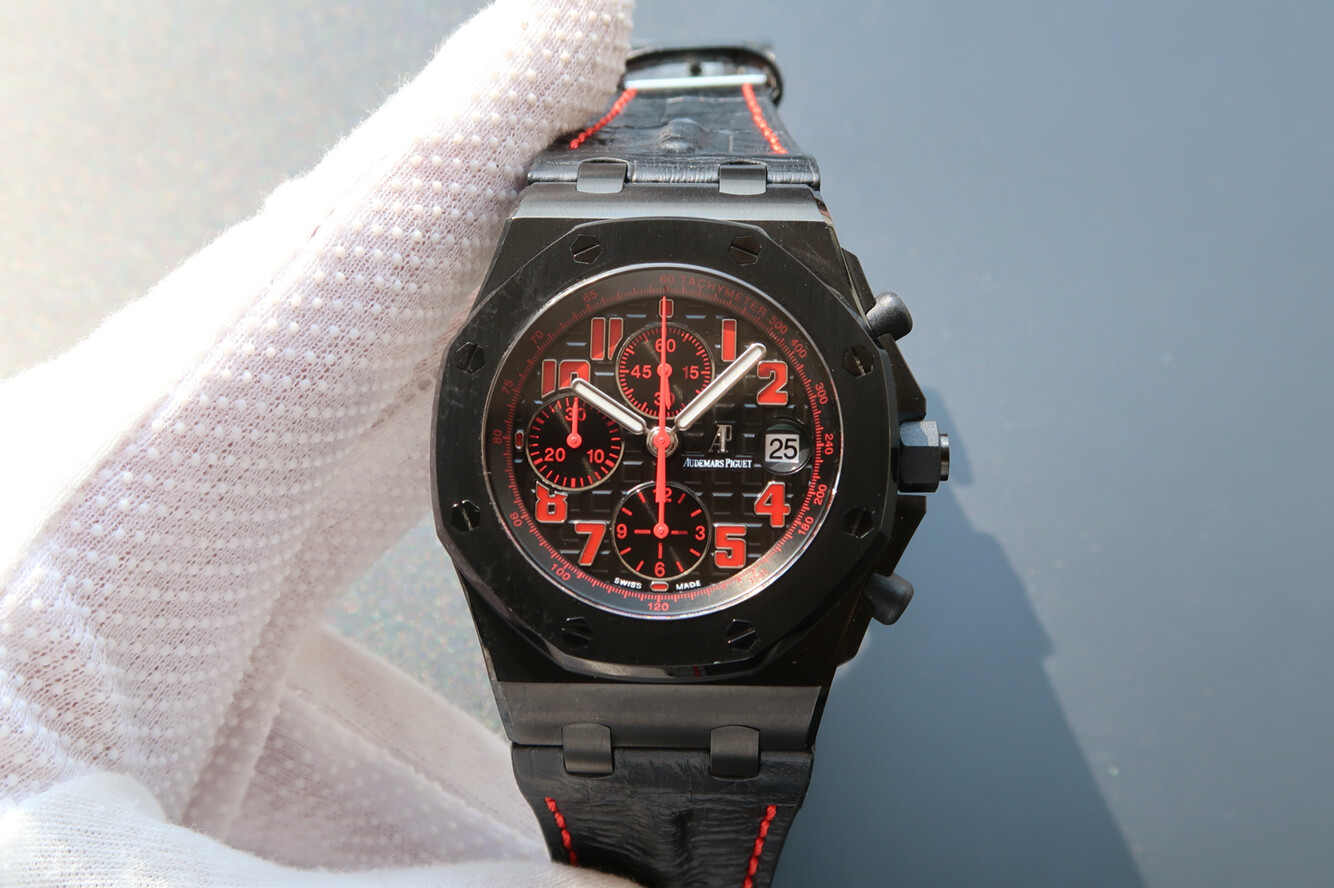 Replica Audemars P1g*et Royal Oak Offshore 26186SN.OO.D101CR.01 1:1 Best Edition JF Factory Black Dial