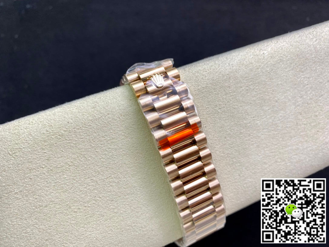 Replica R01ex Day Date M128235-0029 1:1 Best Edition EW Factory Rose Gold