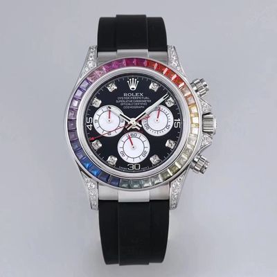 Replica R01ex Daytona 116599RBOW 1:1 Best Edition BL Factory Black Dial Swiss ETA4130