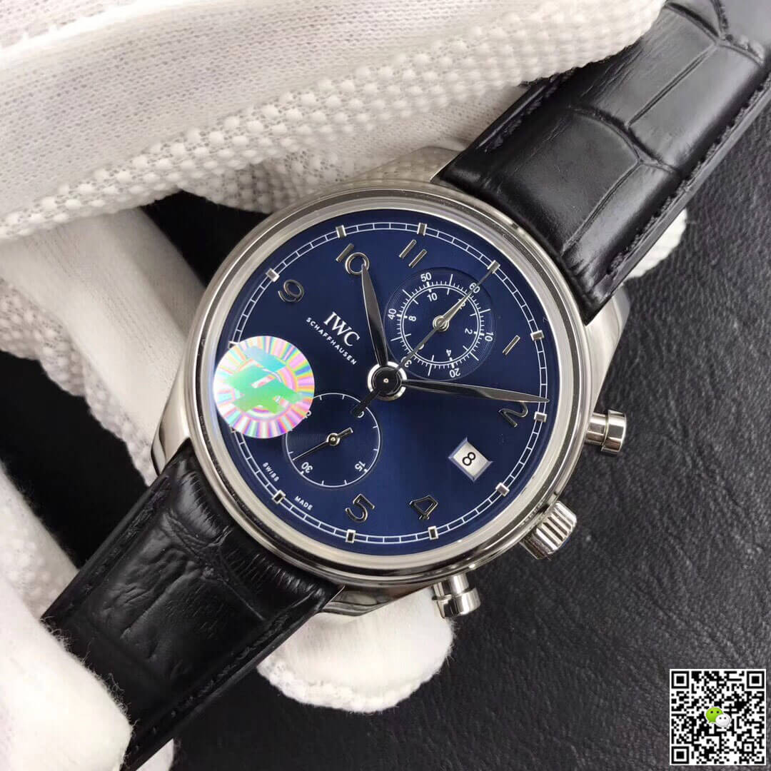 Replica IWC Portugieser IW390303 1:1 Best Edition ZF Factory Blue Dial