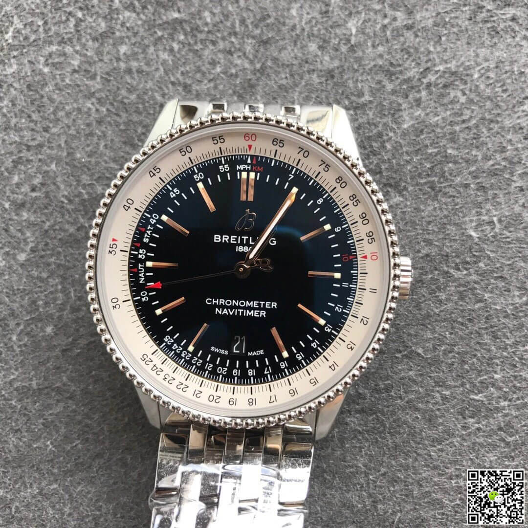 Replica Breitling Navitimer 1 A17326211B1A1 1:1 Best Edition V7 Factory Black Dial