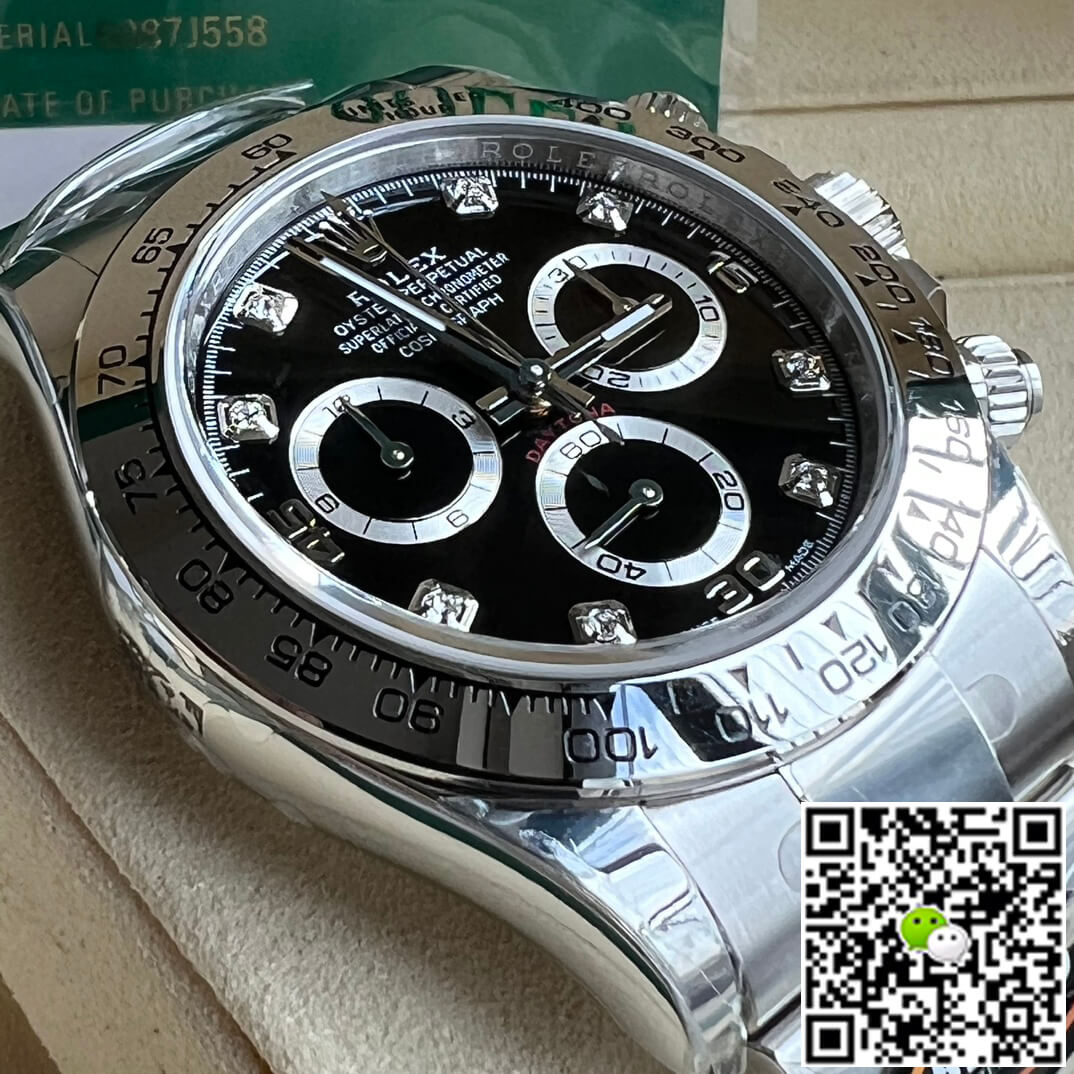 Replica R01ex Daytona M116509-0055 1:1 Best Edition BT Factory Black Dial