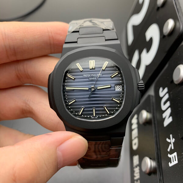 Replica Pat*k Phi1i*pe Nautilus 1:1 Best Edition PPF Factory V4 DCL Version Blue Dial