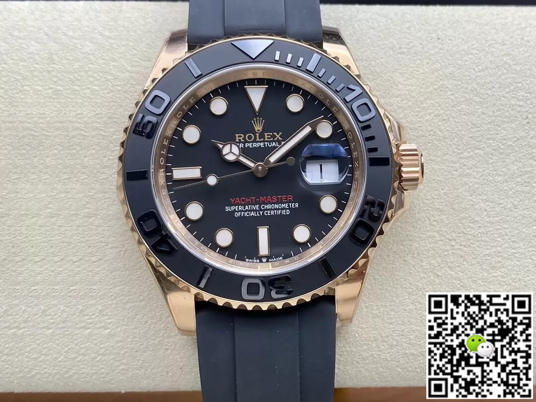 Replica R01ex Yacht Master M126655-0002 1:1 Best Edition Clean Factory Rose Gold