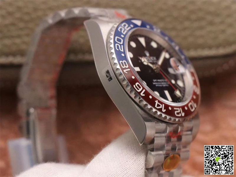 Replica R01ex GMT Master II 126710BLRO-0001 1:1 Best Edition Noob Factory Black Dial Swiss ETA3285