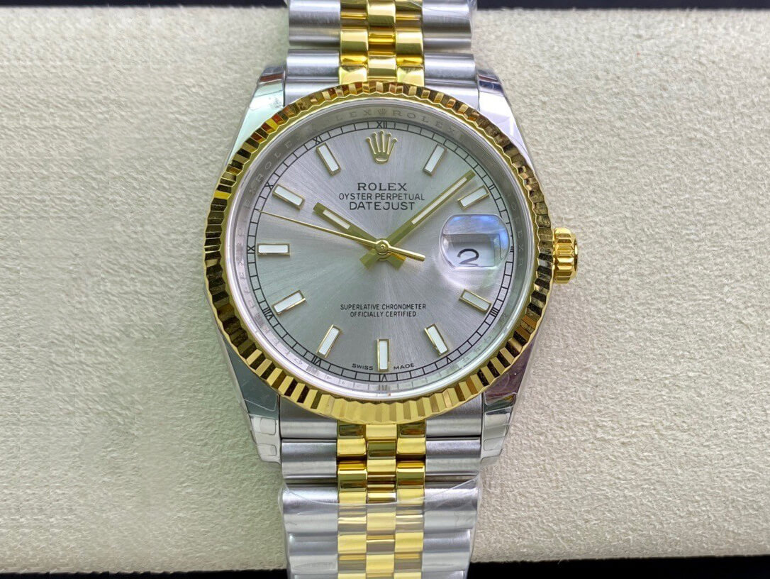 Replica R01ex Datejust 126233 36MM 1:1 Best Edition EW Factory Yellow Gold