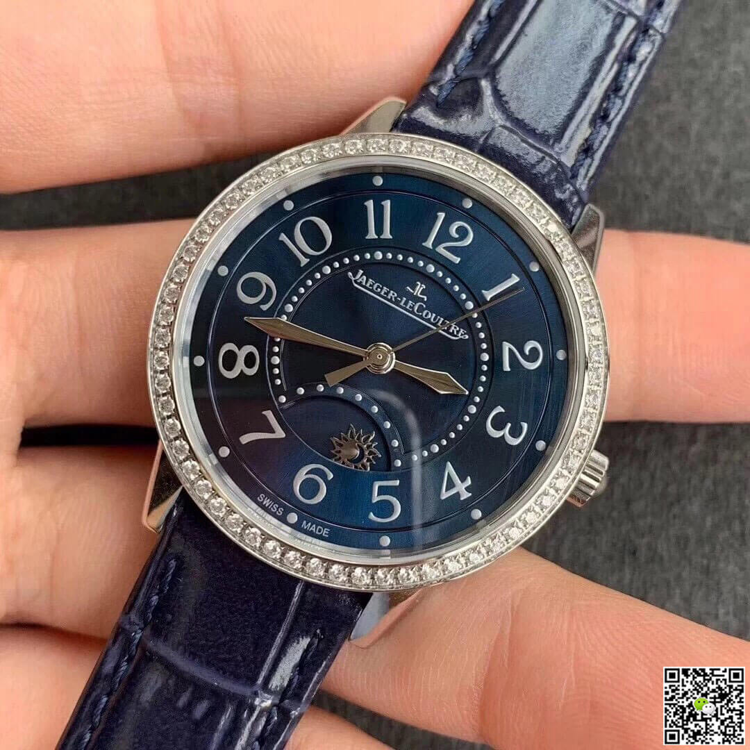 Replica Jaeger LeCoultre Rendez Vous 3448480 1:1 Best Edition ZF Factory Blue Dial