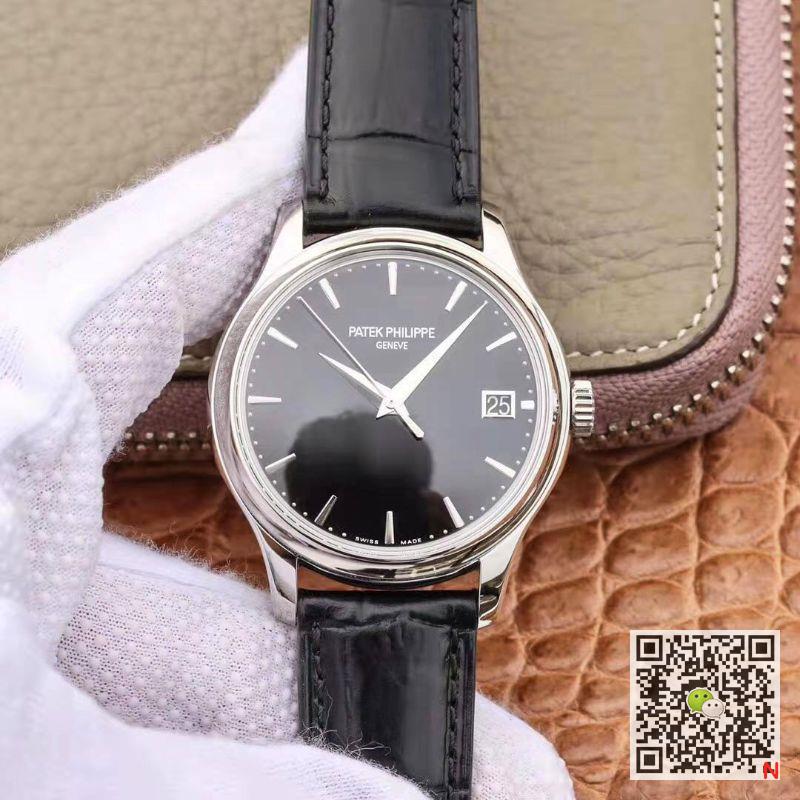 Replica Pat*k Phi1i*pe Calatrava 5227G-010 ZF Factory 1:1 Best Edition Black Dial Swiss Cal.324 SC