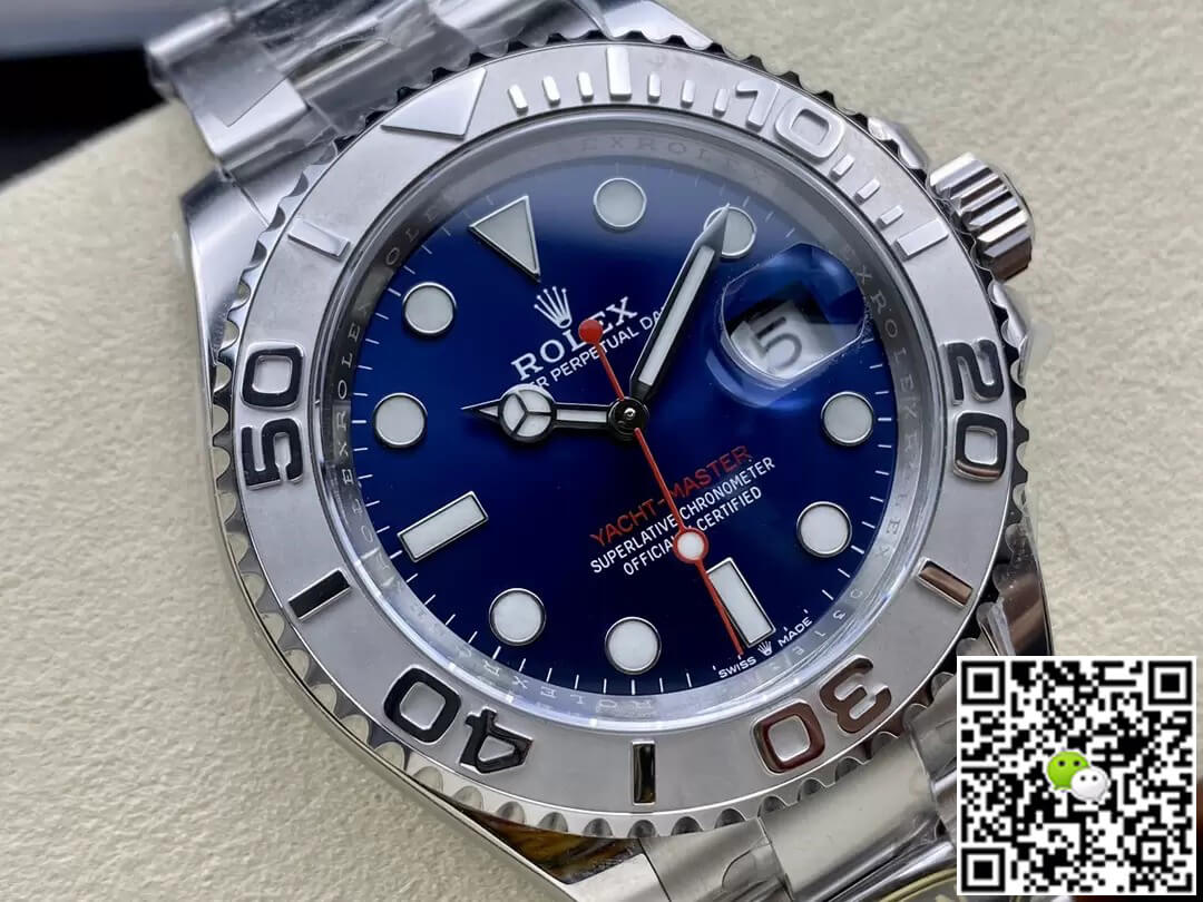 Replica R01ex Yacht Master M126622-0002 1:1 Best Edition Clean Factory Blue Dial