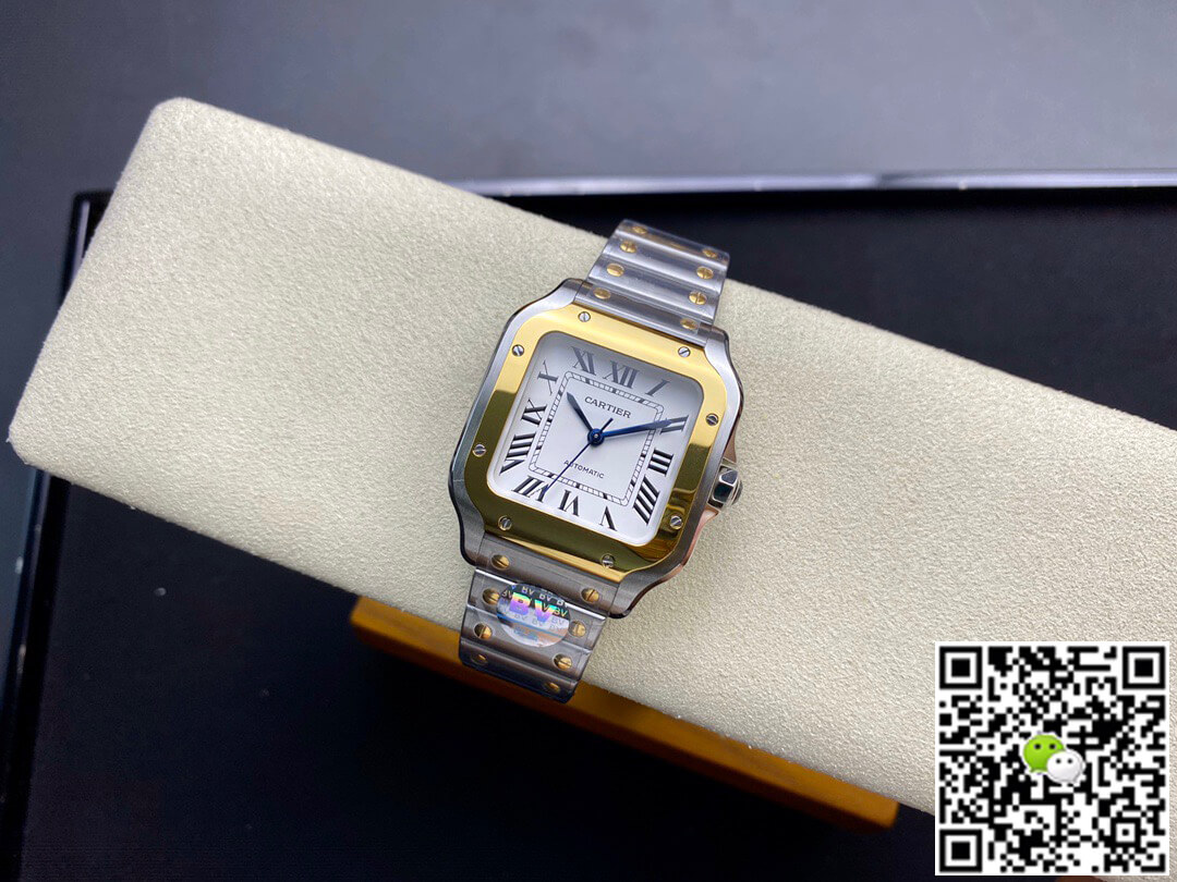 Ca*t1er Watch Rep De Santos W2SA0016 35MM 1:1 Best Edition BV Factory White Dial