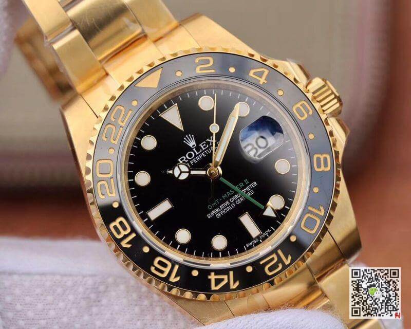 Replica R01ex GMT Master II 116718 40mm EW Factory 1:1 Best Edition Swiss ETA2836 Black Dial