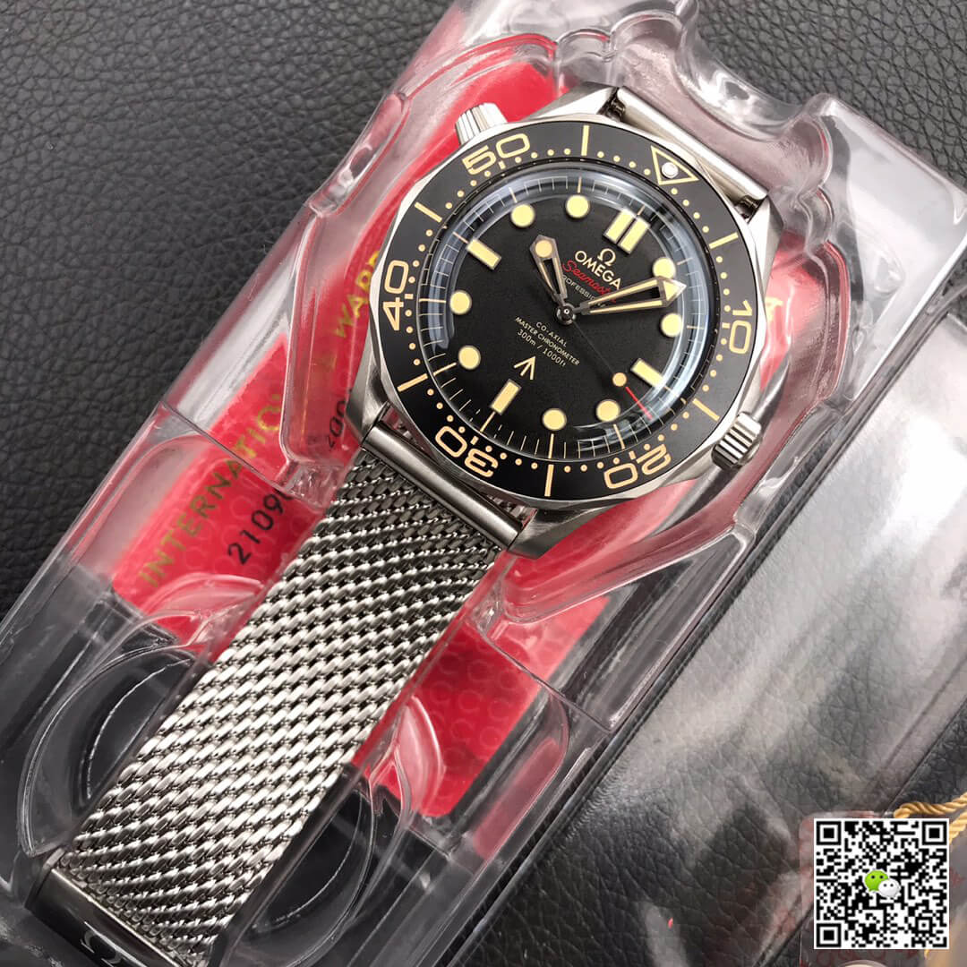 Replica 0me*ga Seamaster 210.90.42.20.01.001 James Bond 007 1:1 Best Edition VS Factory Titanium Metal