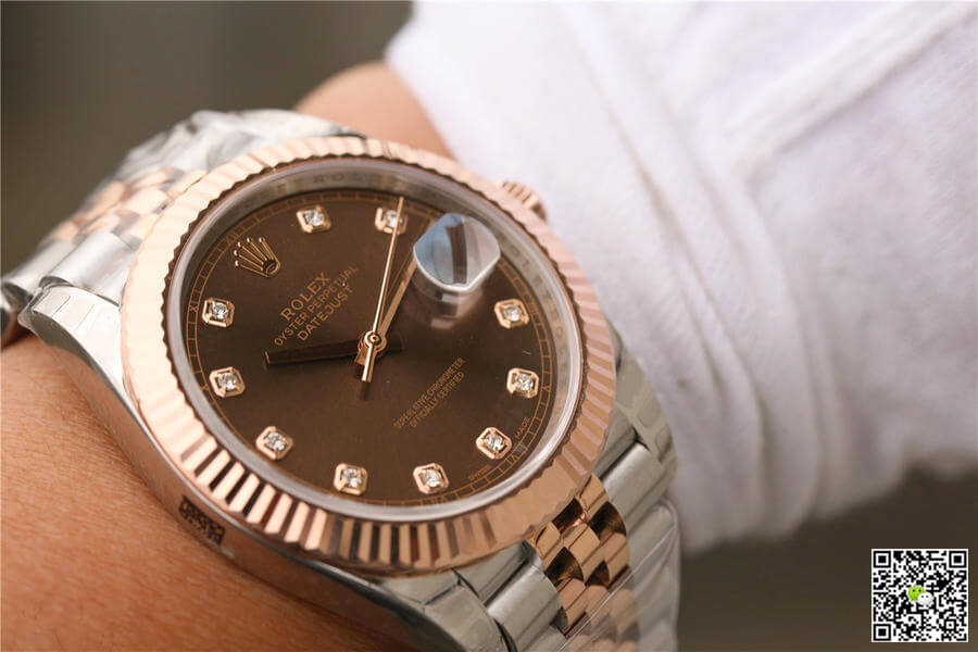 Replica R01ex Datejust M126331-0004 1:1 Best Edition EW Factory Brown Dial