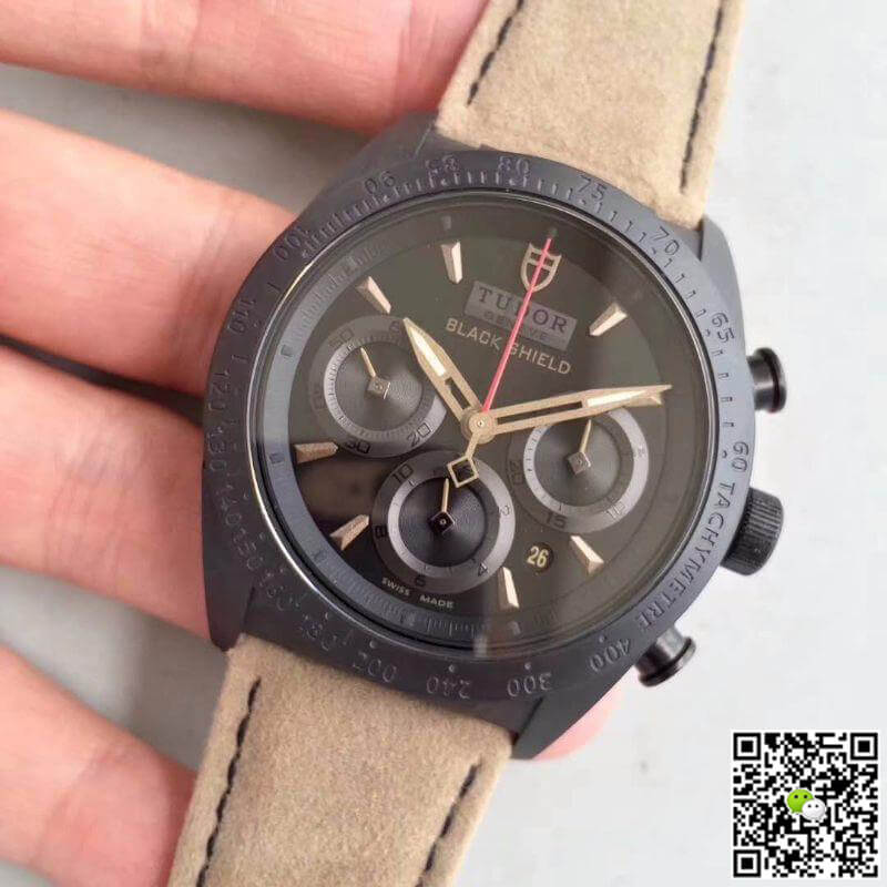 Replica Tudor Fastrider Black Shield M42000CN-0016 ZF Factory Mechanical Watches 1:1 Best Edition Swiss ETA7753