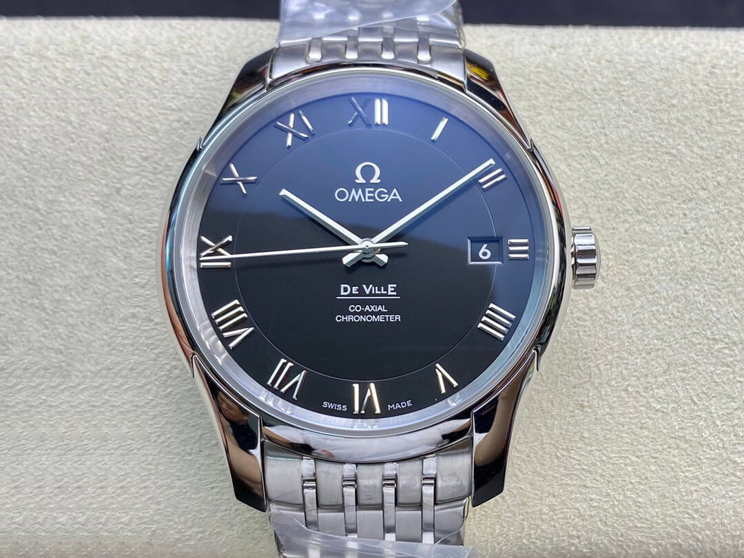 Replica 0me*ga De Ville 431.10.41.21.01.001 1:1 Best Edition VS Factory Black Dial