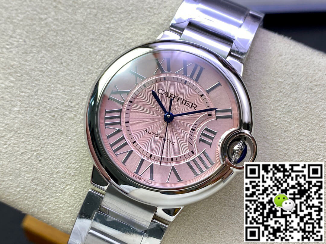 Replica Ballon Bleu De Ca*t1er 36MM WSBB0007 1:1 Best Edition 3K Factory Pink Dial