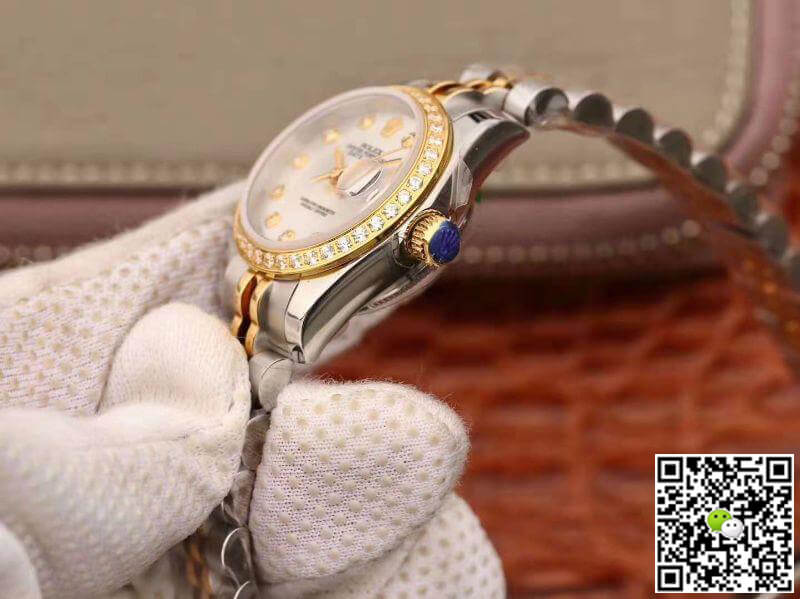 Replica R01ex Lady Datejust 28MM 1:1 Best Edition Swiss Original Imported NH05 Movement 18K Gold Dial