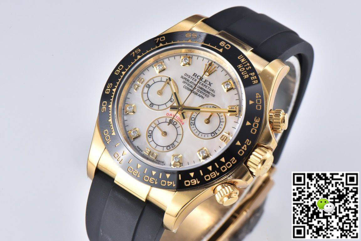 Replica R01ex Cosmograph Daytona 116518LN-0037 1:1 Best Edition Clean Factory Mother-of-pearl Dial