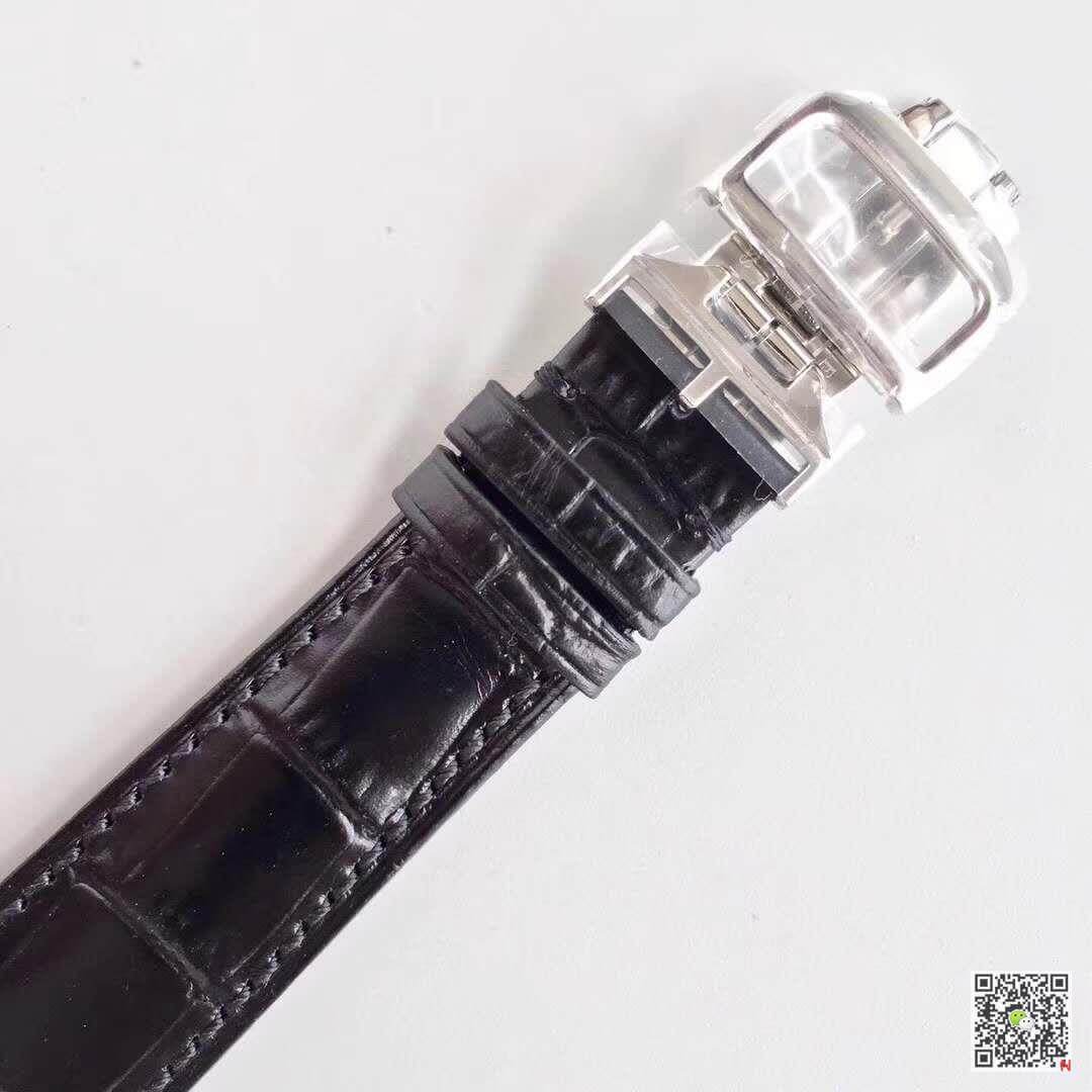 Replica Jaeger-LeCoultre Master Calendar KM factory 1:1 Best Edition Swiss ETA866 Black Leather Strap