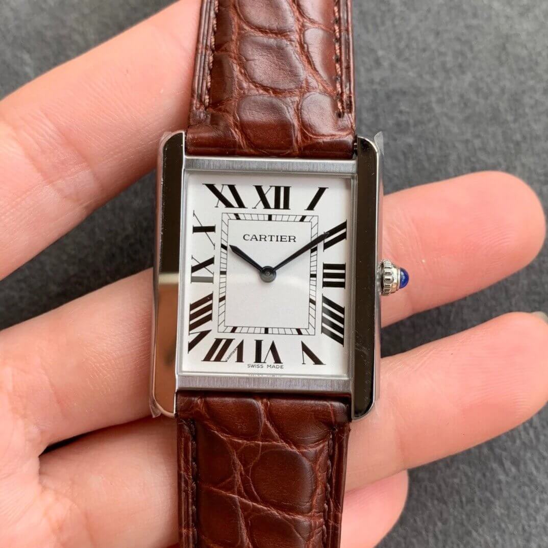 Replica Ca*t1er Tank WSTA0028 1:1 Best Edition K11 Factory Brown Strap