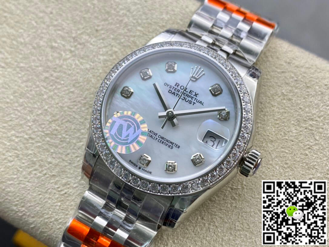Replica R01ex Datejust M278384RBR-0008 1:1 Best Edition TW Factory Mother-Of-Pearl Dial