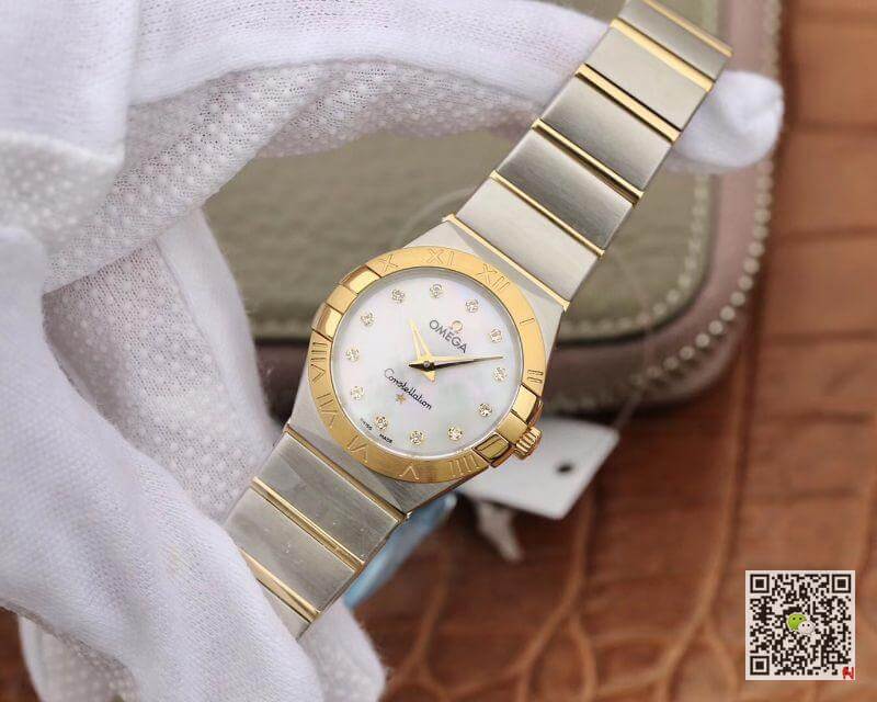 Replica 0me*ga Constellation 27mm Quartz Ladies 1371.71.00 TW Factory 1:1 Best Edition Swiss Eta Quartz 1376