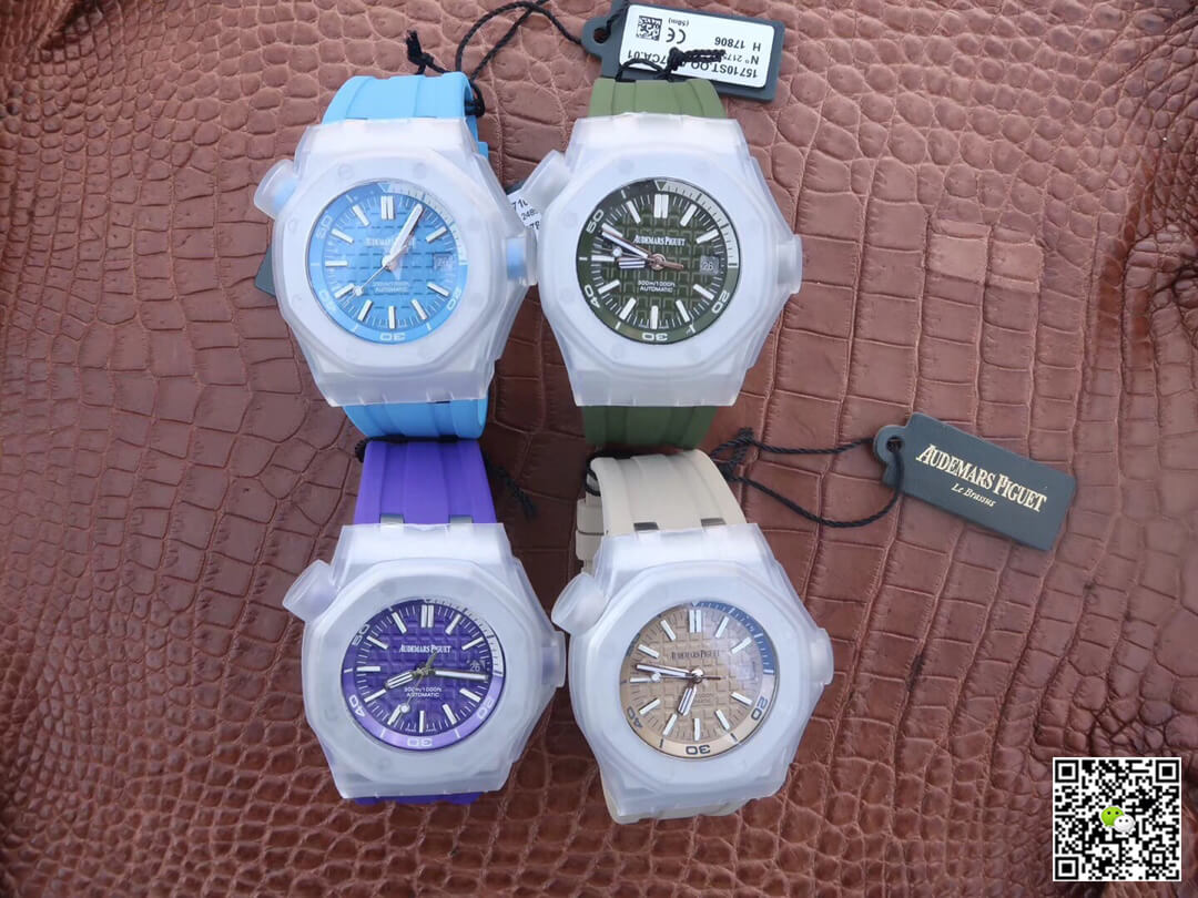 Replica Audemars P1g*et Royal Oak Offshore 15710ST.OO.A085CA.01 1:1 Best Edition JF Factory Beige Dial