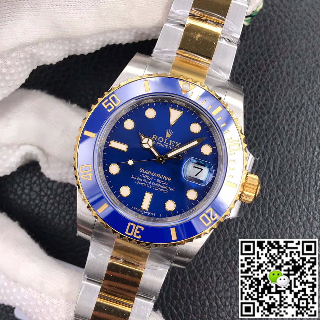 Replica R01ex Submariner 116613LB-97203 1:1 Best Edition VS Factory Blue Dial