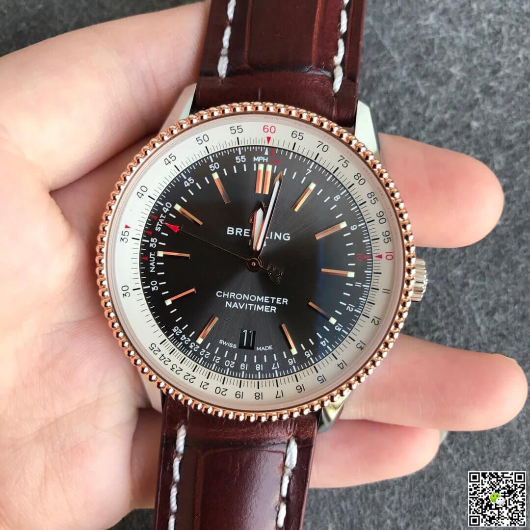 Replica Breitling Navitimer 1 U17326211M1P2 1:1 Best Edition V7 Factory Cowhide Strap