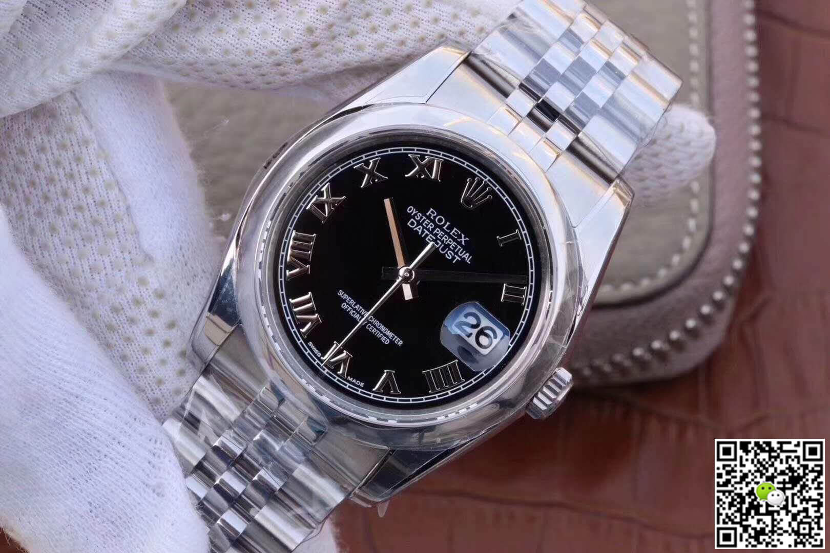 R01ex Dupe Datejust 36mm 116234 1:1 Best Edition Swiss ETA3135 Black Dial