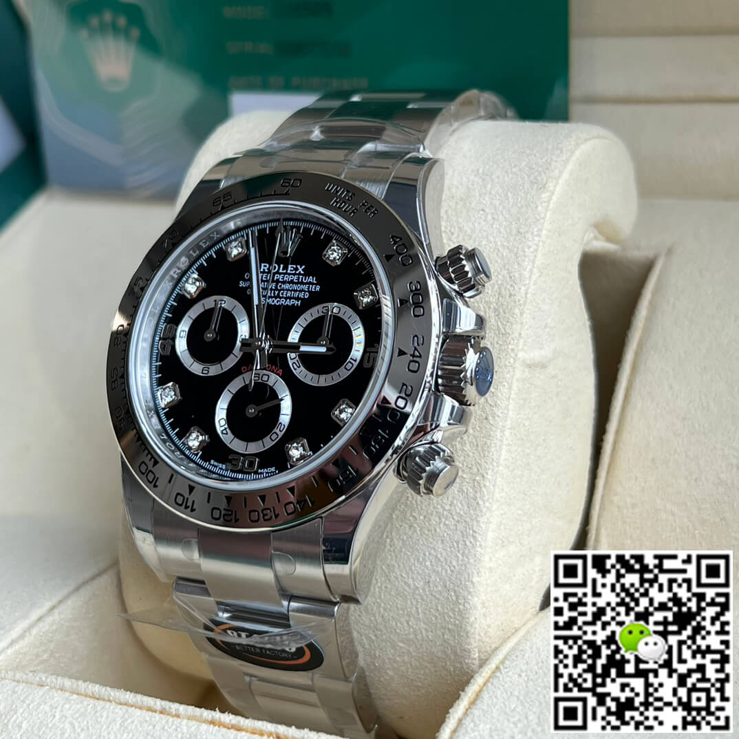 Replica R01ex Daytona M116509-0055 1:1 Best Edition BT Factory Black Dial