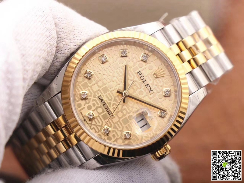 Replica R01ex Datejust M126233-0033 1:1 Best Edition Champagne Dial