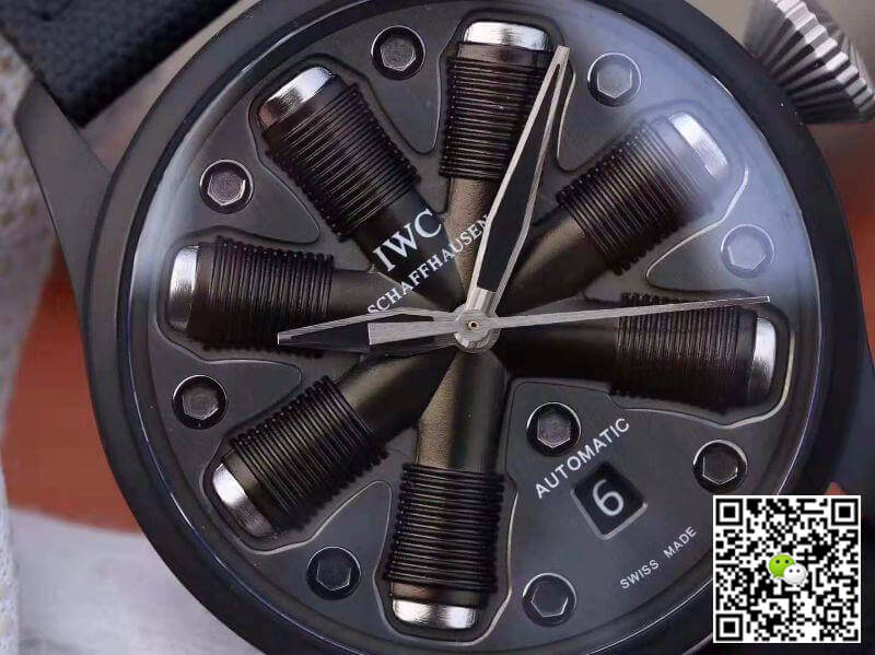 Replica IWC Schaffhausen Pilot Top Gun 44 1:1 Best Edition Swiss ETA A23J Special What-if Concept Fuse Dial