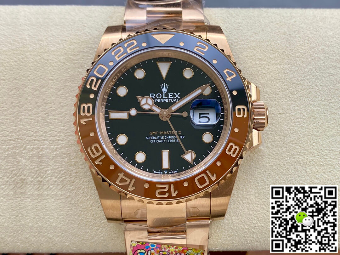 Replica R01ex GMT Master II M126715CHNR-0001 1:1 Best Edition Clean Factory Black Dial