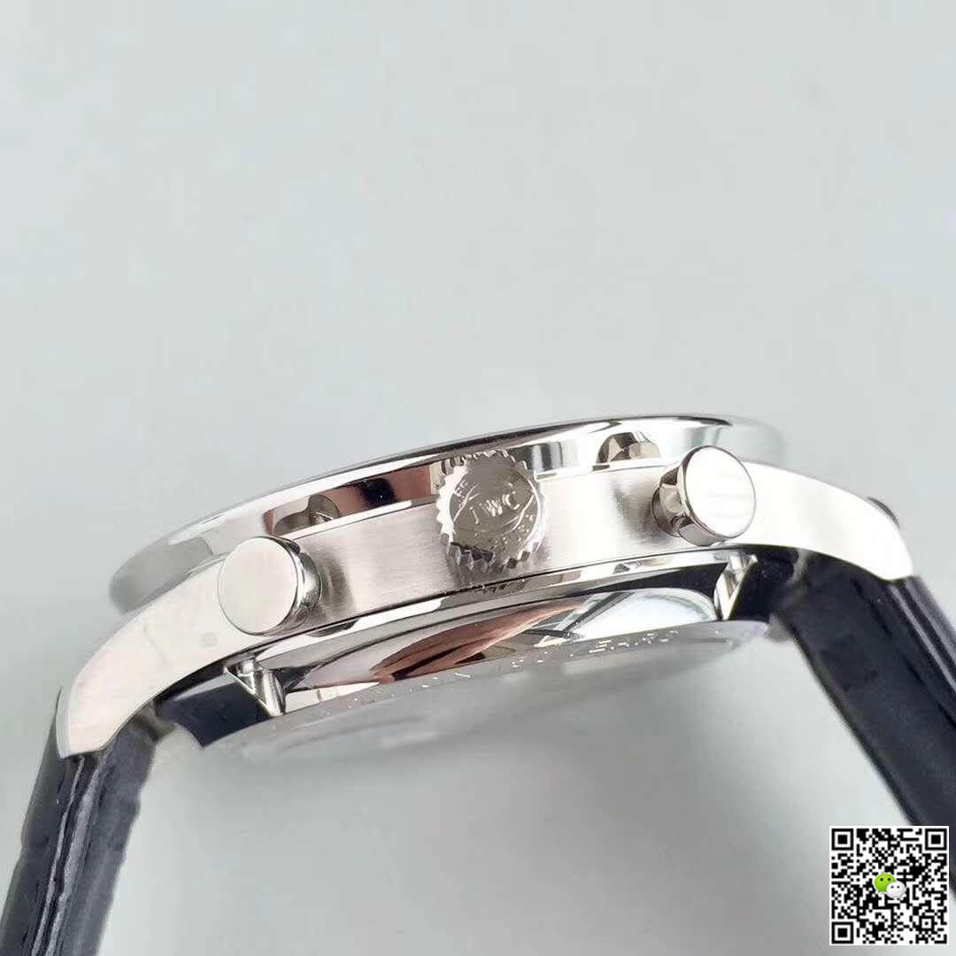 IWC Replica Portuguese YL Factory 1:1 Best Edition Swiss ETA69355 Green Dial With Silver Markers