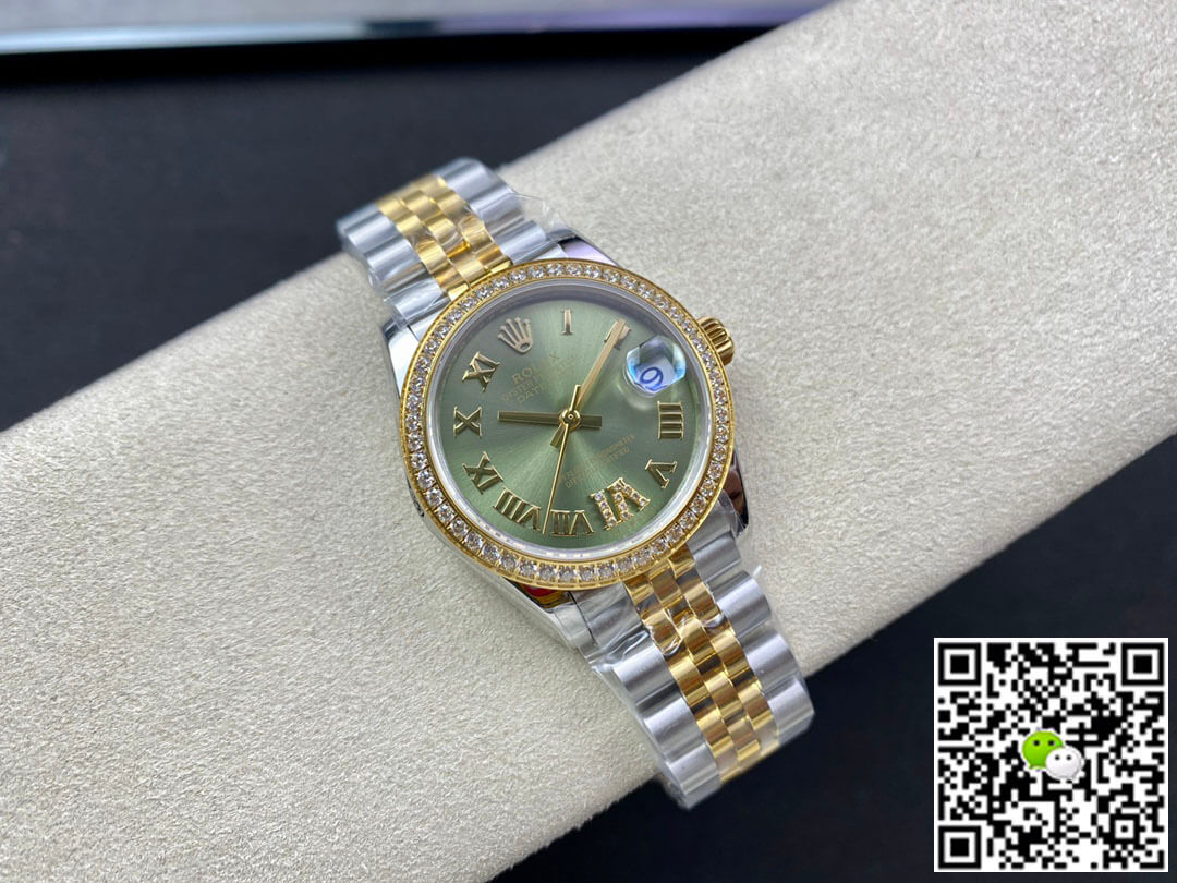 Replica R01ex Datejust M278383RBR-0016 31MM 1:1 Best Edition EW Factory Green Dial